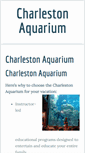 Mobile Screenshot of charlestonaquarium.info